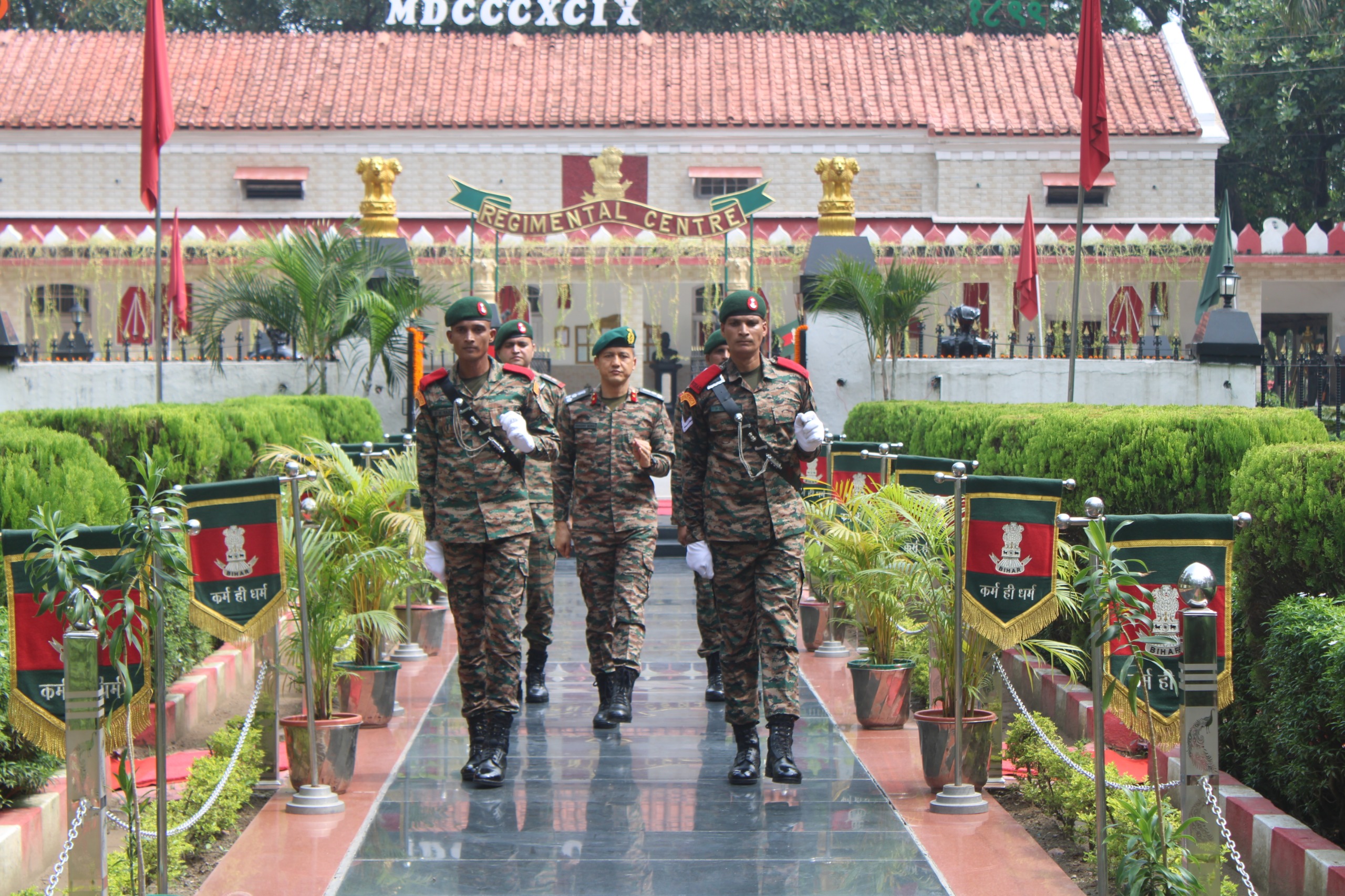 दानापुर बिहार रेजीमेंट केंद्र में 24वीं राष्ट्रीय राइफल्स बटालियन (बिहार) का 33वां स्थापना दिवस मनाया गया